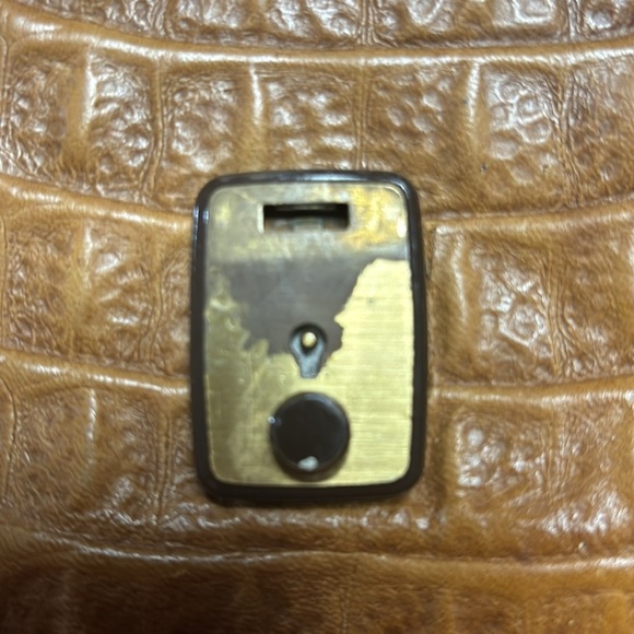 Vintage adpel genuine leather clutch. Made in Italy. - Picture 14 of 16